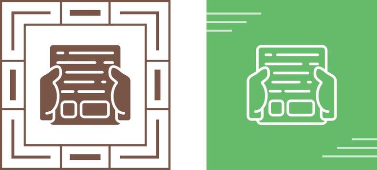 icono de vector de documento