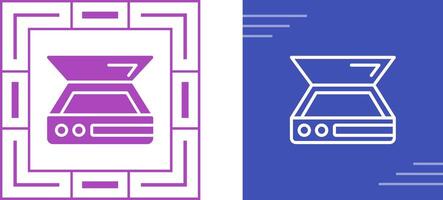 icono de vector de escáner