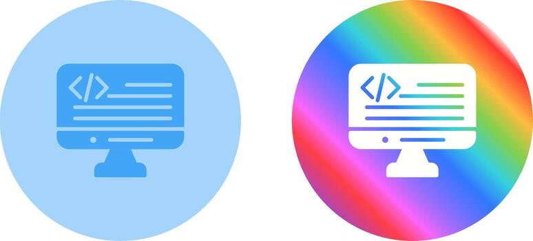 icono de vector de lenguaje de programación