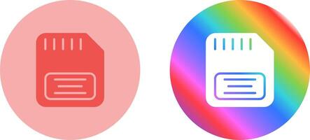 Memory Card Vector Icon