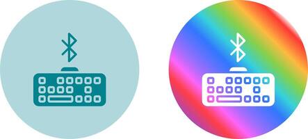 Bluetooth Keyboard Vector Icon