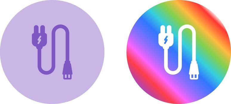 Monitor Cable Vector Icon