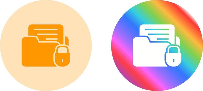 icono de vector de cifrado de datos