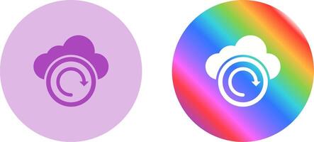 Cloud Backup Vector Icon