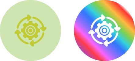 continuo integración vector icono