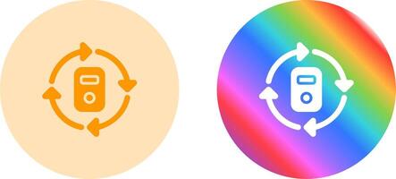 Data Center Cooling Vector Icon