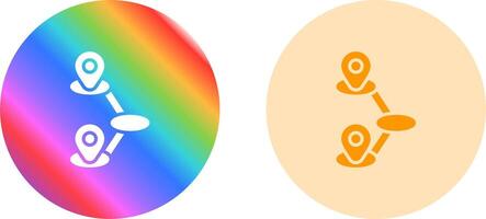 Journey Mapping Vector Icon