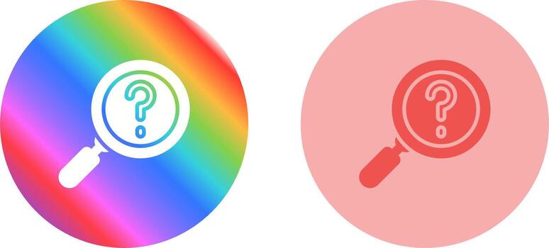 problema enmarcado vector icono