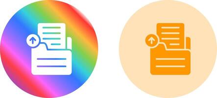 Document Upload Vector Icon