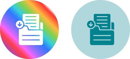 Document Download Vector Icon