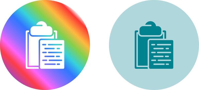 Document Paste Vector Icon