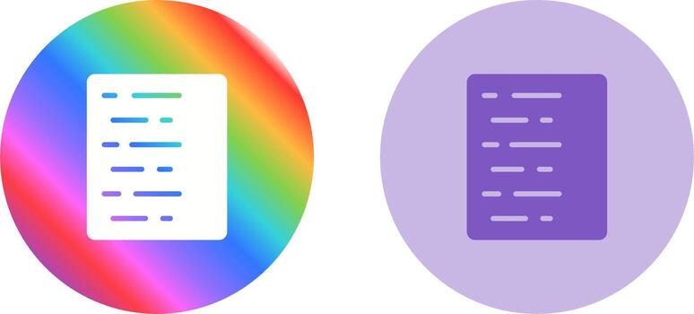 documento alinear izquierda vector icono
