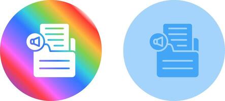 Document Insert Audio Vector Icon