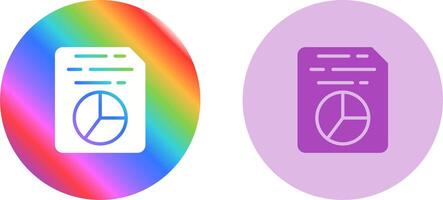 Document Insert Diagram Vector Icon