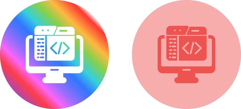 Code Editor Vector Icon