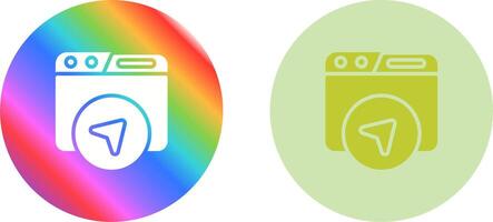 Website Navigation Vector Icon