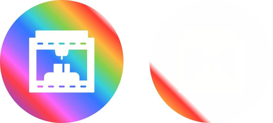 3d Printing Vector Icon