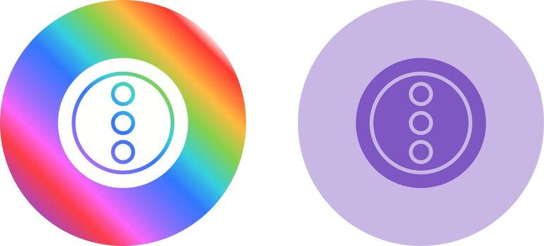 menú puntos vertical vector icono