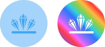 icono de vector de cristal