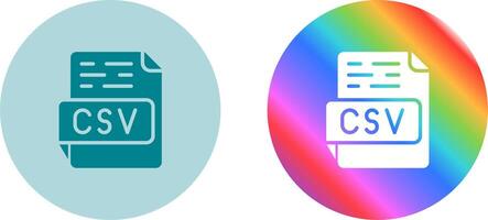 CSV Vector Icon
