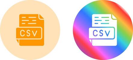 CSV Vector Icon
