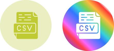 CSV Vector Icon
