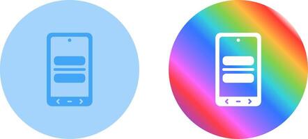 Unique Two Icons Set vector