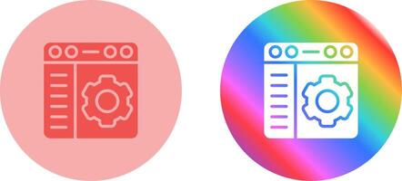 Unique Two Icons Set vector