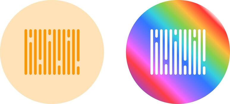 icono de vector de código de barras