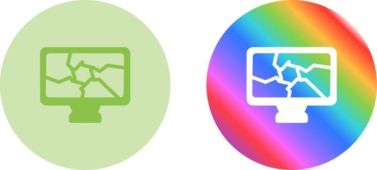 icono de vector de computadora