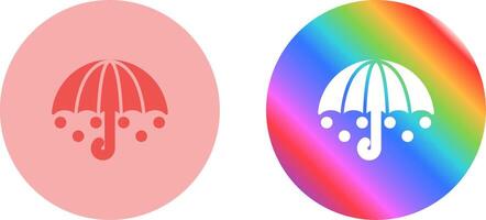 icono de vector de paraguas