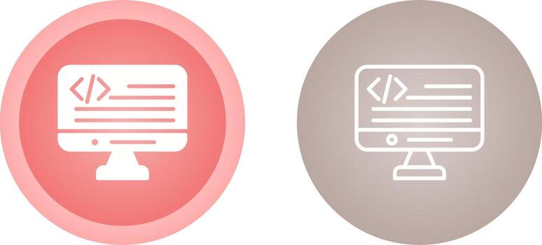 Programming Language Vector Icon