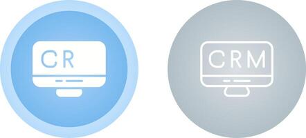CRM Analytics Vector Icon
