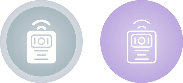 inalámbrico intercomunicador vector icono