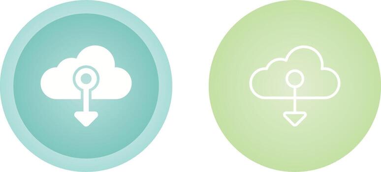 Cloud Native Vector Icon