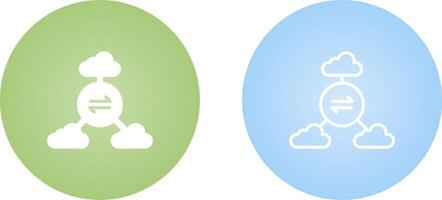 Multi-Cloud Vector Icon