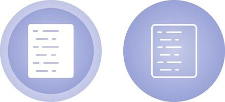 Document Align Left Vector Icon