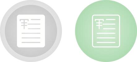 Document Strikethrough Vector Icon