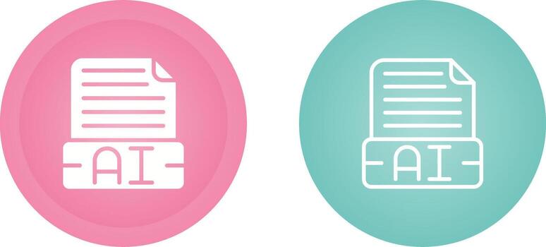 documento formato vector icono