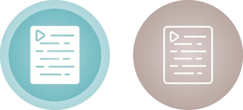 Document Indent Vector Icon