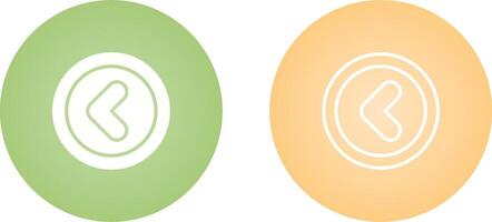 Angle Left Vector Icon