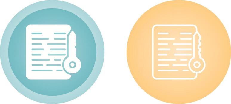 Document Access Vector Icon