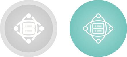 Cluster Server Vector Icon