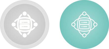 Cluster Server Vector Icon