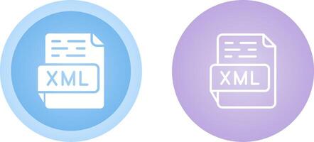 XML Vector Icon