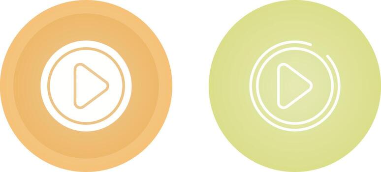 Play Button Vector Icon