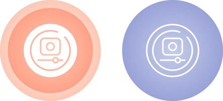 Video Record Circle Vector Icon