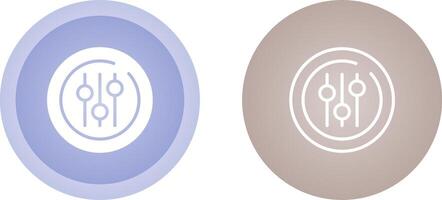 Audio Equalizer Circle Vector Icon