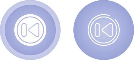 Previous Track Button Vector Icon