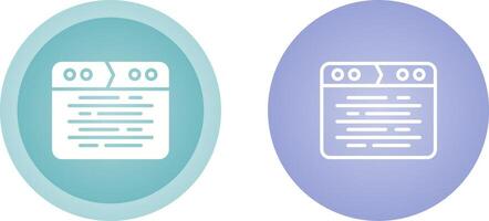 Unique Two Icons Set vector